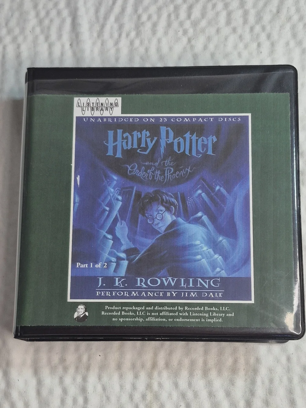 J.K. Rowling Harry Potter Order of the Phoenix Unabridged Audio CD Jim Dale